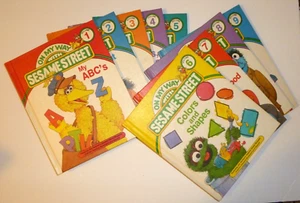 Vintage On My Way With Sesame Street books 1-9 hardcover Good - Picture 1 of 12