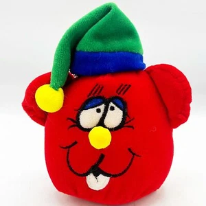 Cabeza de oso de peluche rojo Dandee Goodtime Gang - Imagen 1 de 7