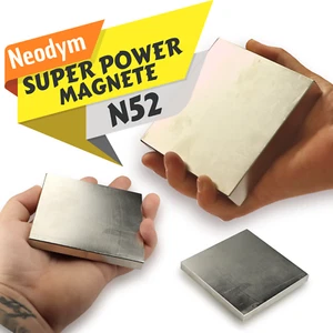 Neodym Magnet N52 Quader Extra Starke Magnete Super Power Magnetquader Auswahl - Bild 1 von 9