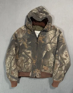 Walls Realtree Hardwood Vtg Foliage Camo Hunting Hoodie Jacket YOUTH KIDS XL 18 - Picture 1 of 15