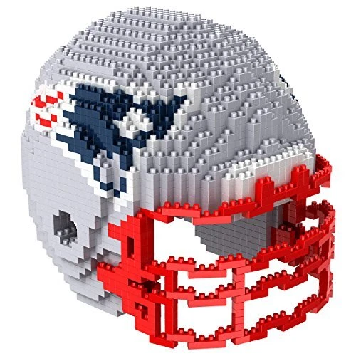 Mini casco de fútbol americano FOCO BRXLZ NFL New England Patriots juguete de construcción 3D Foto 1 de 1