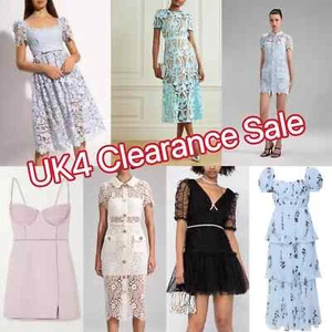 Clearance Sale | Self Portrait Floral Mini Midi Dress | All UK4 - Picture 1 of 8