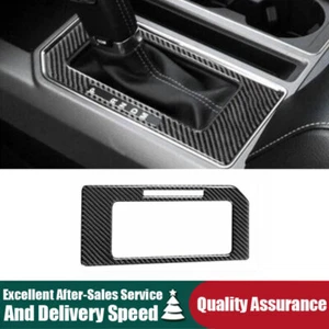 For Ford F150 F-150 2015-2020 Carbon Fiber Central Console Gear Shift Frame Trim - Picture 1 of 7