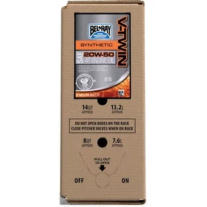 Bel-Ray V-Twin Synthetic Oil - 20W-50 - 6/Gallons - Bag-In-Box 303133150033 - Picture 1 of 3