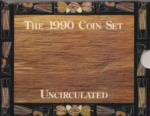 1990 Royal Australian Mint Coin Mint Set - Circulating Coin Design - Picture 1 of 4