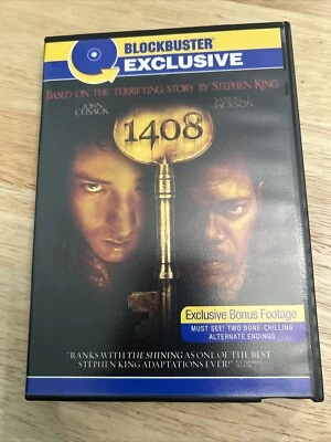 1408 dvd блокбастер эксклюзив и чехол Сэм Джексон Джон Кьюсак Стивен Кинг - Изображение 1 из 4
