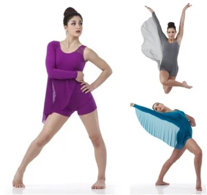 Adulto Mediano Color VIOLETA Contemporáneo Ballet Danza Disfraz Lírico Niño Corto - Imagen 1 de 5