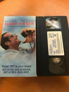 As Good As It Gets  VHS Jack Nicholson Helen Hunt Greg Kinnear GUC 