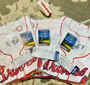 (1) /1000 RARE RONALD ACUNA JR MISSISSIPPI BRAVES #13 JERSEY XL W GAME TICKET - Picture 1 of 13