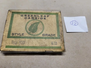 GREENLEAF TNU 333 G70 CARBIDE INSERTS (4) - Picture 1 of 2