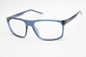 NEW NIKE FIRE L P FD1819 434 BLUE AUTHENTIC EYEGLASSES 58-18 - Picture 1 of 4