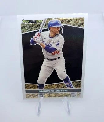 Mookie Betts 2021 Topps Update Series - Topps Black Gold SP #BG-7 Dodgers - Image 1 of 2
