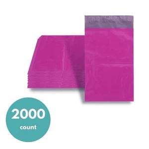 10" x 13" 2000 Poly Mailers Shipping Plastic Envelope Purple Self Sealing Bags - Picture 1 of 4