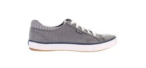 Keds Womens Center2 Chambray Gray Fashion Sneaker Size 6.5 (7797101) - Picture 1 of 4