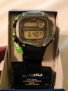Casio DW291HX-1AV, Weltzeituhr, 200 Meter WR, 10 Jahres Batterie, Alarm, D5 - Bild 1 von 5