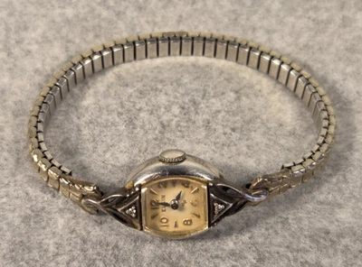 Vintage Elgin Women's Watch 10K Gold Filled 17 Jewels for Parts/Repair - Image 1 of 4