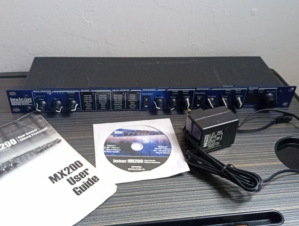 Lexicon MX200 Dual Reverb Effects Processor Live Use 19" 1U Rack Power Adapter - Image 1 of 4