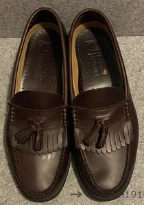 French Shiner Cortland Herren Quaste Halbschuhe Gr. 14 M Burgund FSC-3674 - Bild 1 von 13