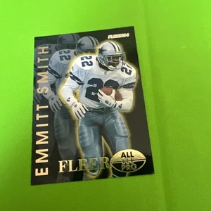 Emmitt Smith Dallas Cowboys 1994 Fleer All-Pro Football Insert Card #17 NFL HOF - Picture 1 of 2
