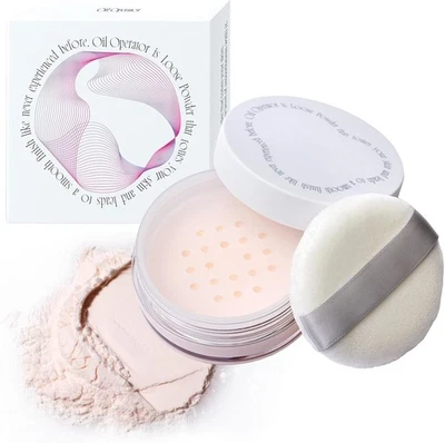 Isehan Lab Oil Operator 17g Finishing Face Powder Toning Peach From Japan - Image 1 of 4