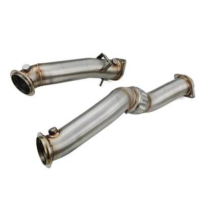 TUBI SCARICO RACE SPORT DECAT DOWNPIPE ANTERIORE DE CAT PER BMW M4 G82 G83 2020+ - Immagine 1 di 4