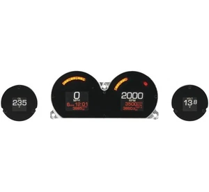 Dakota Digital MLX Instrument Package Black Four Gauge #MLX-8414 - Picture 1 of 1