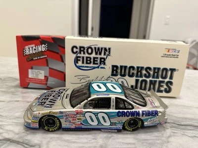 Buckshot Jones 1999 Crown Fiber Nascar 1/24 Diecast Club Bank Action Pontiac  - Image 1 of 4