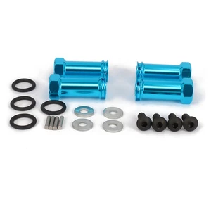 Alum 12mm Wheel HEX 30mm Extension Adapter Trxxas 1:10 Slash 4x4 Parts Blue - Imagen 1 de 7