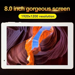 US Plug 8 Inch Tablet 8 Inch IPS 1920x1200 Octa Core CPU 4GB RAM 64GB ROM 8 TU - Picture 1 of 12