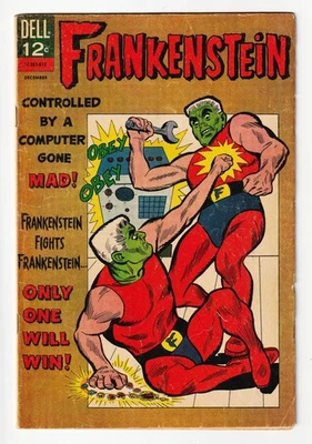 Frankenstein #3 (Dell) diciembre 1966, primera impresión de Tony Tallarico Foto 1 de 2