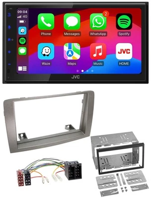 JVC Bluetooth USB MP3 2DIN DAB Autoradio für Lancia Musa (2004-2012) - Bild 1 von 4