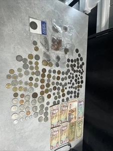 Antique Foreign Coin Lot - Jamacian, Canadian, British, Norway, & More - Imagen 1 de 16