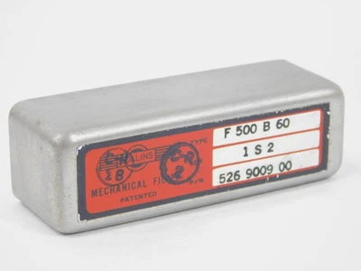 Collins 526-9009-00 F500B-60 Mechanical Filter for 51J-4 Receiver (scarce) - Image 1 of 3
