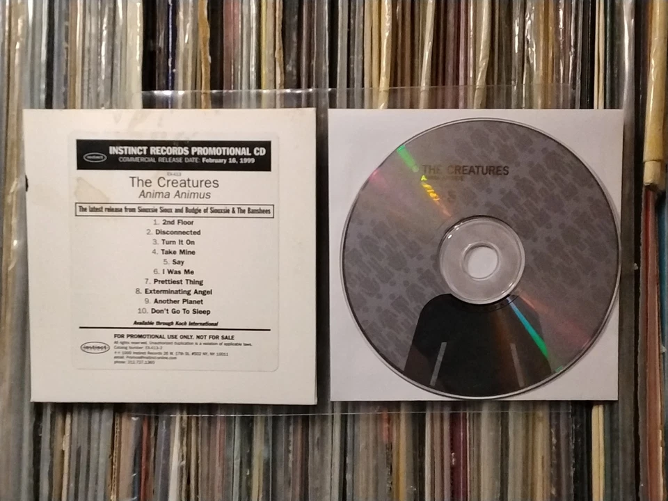 CREATURES Anima Animus PROMO CD USA HYPE STICKER SLIPCASE SIOUXSIE &THE BANSHEES - Image 1 of 4