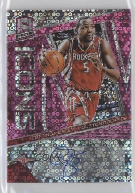 2018-19 Panini Spectra Icons Neon Pink Prizm /25 Cuttino Mobley #IA-CMB Auto - Image 1 of 2
