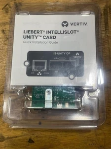 NOWY! Emerson Vertiv Liebert IS-UNITY-DP IntelliSlot Sieciowa karta komunikacyjna - Zdjęcie 1 z 2