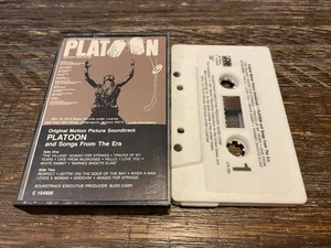 Platoon (And Songs from the Era) Original Soundtrack Used Cassette - Picture 1 of 2