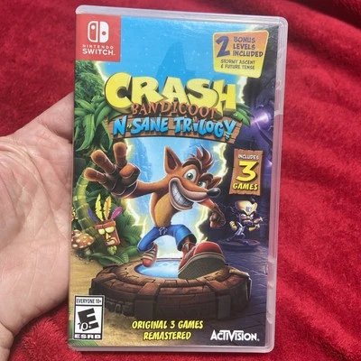 Juego Cartucho Crash Bandicoot N. Sane Trilogy (Nintendo Switch, 2018) Foto 1 de 4