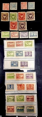 Extremely Rare Polish  Local Stamps Issued 1916 to 1918, Mint/Used/Perf/Imperf - Image 1 of 4