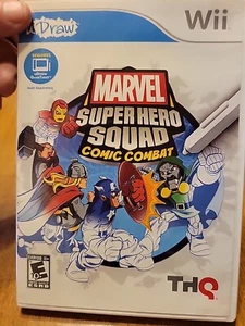 UDraw Marvel Super Hero Squad: Comic Combat Nintendo Wii CIB - Picture 1 of 2