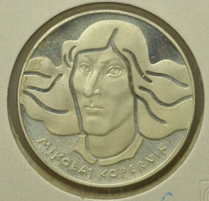 Volksrepublik Polen - 100 zlotych 1974 - MIKOLAJ KOPERNIK - PP - SILBER - Bild 1 von 2