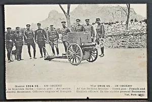 01-MILITAR WWI-FRANCIA -Guerra 1914-15 En Oriente, En la frontera serbia-Griego - Imagen 1 de 2
