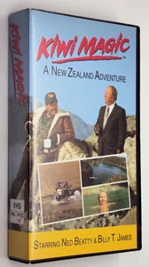 KIWI MAGIC A NEW ZEALAND ADVENTURE VHS Ned Beatty Billy T. James Helicopter Line - Imagen 1 de 4