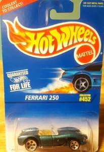 Hot Wheels Ferrari 250 Green 1:64 Scale 1996 New - Picture 1 of 9