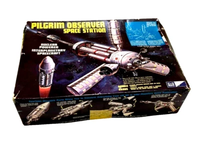 MPC Pilgrim Observer Space Station escala 1/100 modelo plástico #9001 caja abierta  Foto 1 de 4