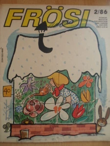 FRÖSI 2 - 1986 + Basteleinlage + 2.Umschlag Pioniermagazin Comic DDR - Picture 1 of 1