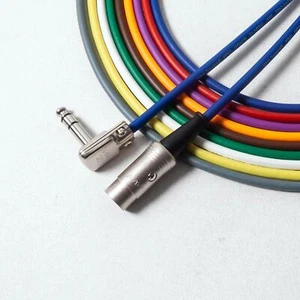 MIDI over 1/4 Jack Cable. Angled TRS to DIN Lead. TypeA or TypeB - Picture 1 of 12