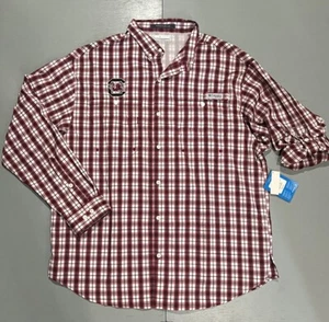 South Carolina Gamecocks Columbia PFG Super Tamiami geknöpftes Hemd Herren XL $ 80 - Bild 1 von 8