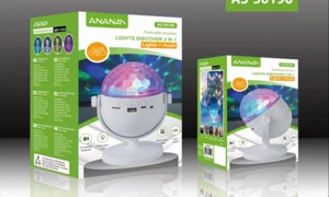 LUCE LED RGB PROIETTORE BLUETOOTH MUSICA DISCOTECA ROTANTE TF USB EFFETTI DJ TOP - Foto 1 di 5