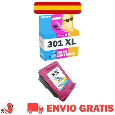 Cartucho de Tinta HP 301 XL V3 Color Compatible - Non Oem - Imagen 1 de 2